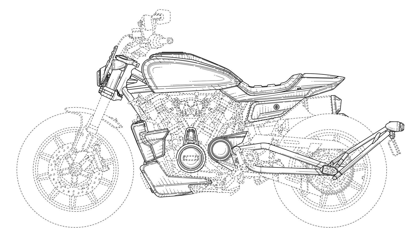 Harley-Davidson cafe racer